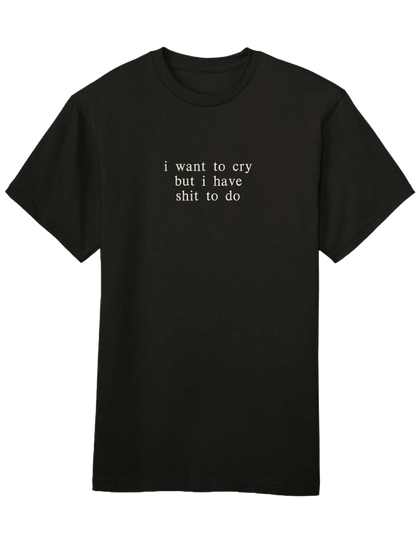 I want to cry tricou mesaje - Thread Muse