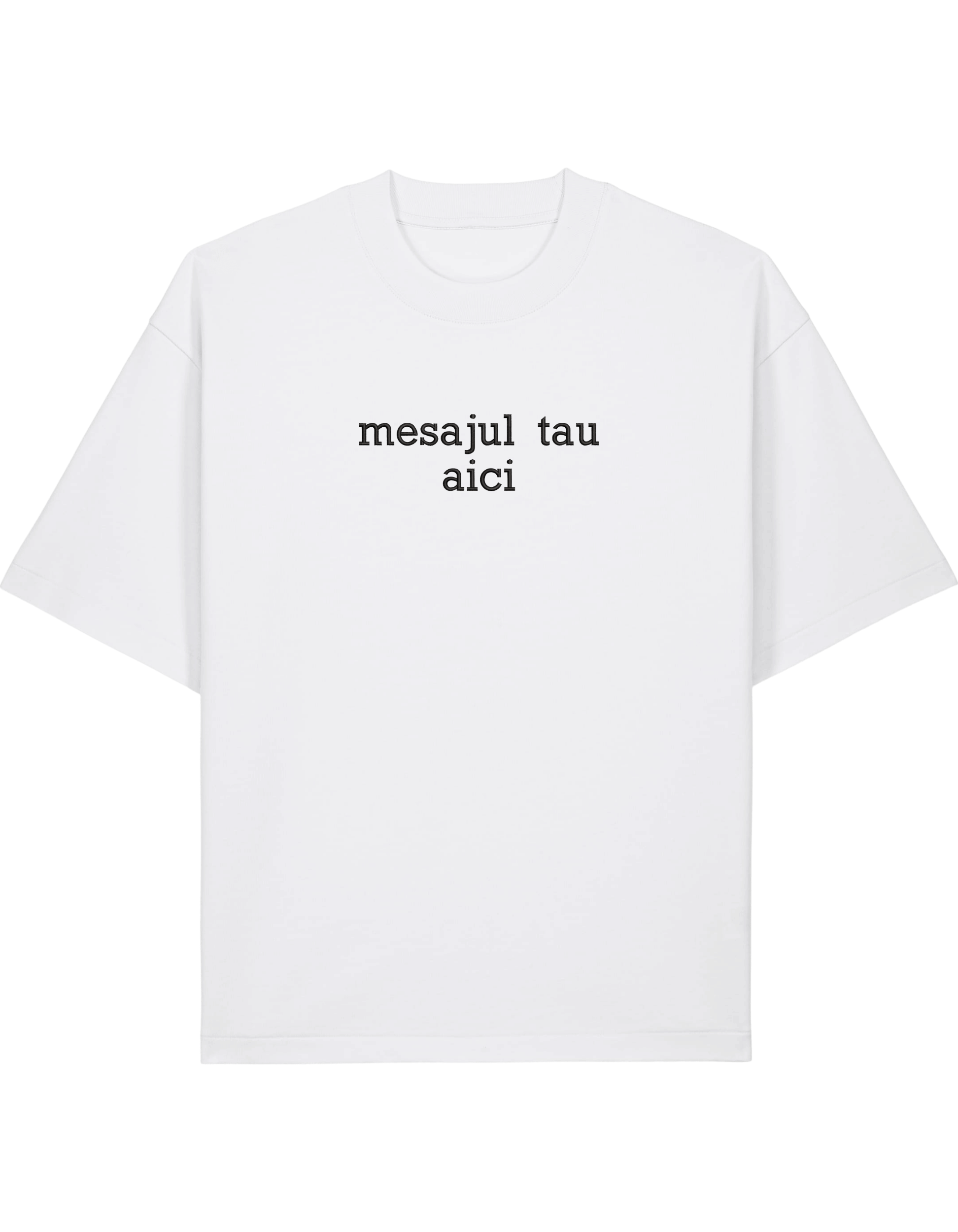 Tricou personalizat font sherif