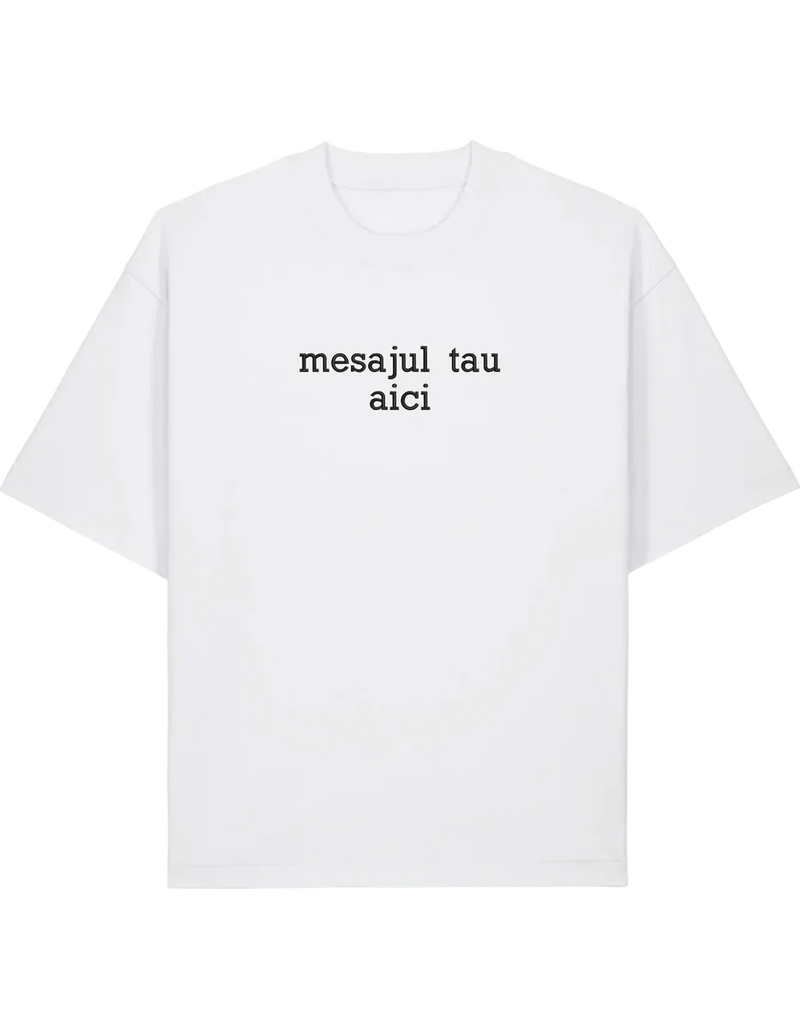 Tricou personalizat font sherif - Thread Muse