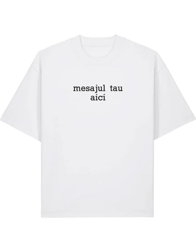 Tricou personalizat font sherif