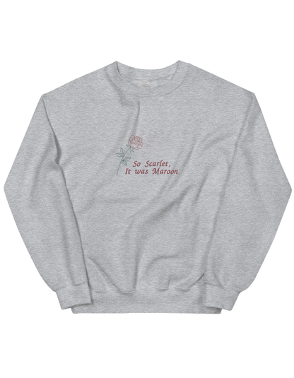 Maroon sweatshirt Taylor Swift - Thread Muse