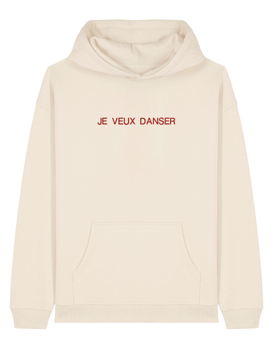 Je veux danser hoodie mesaje