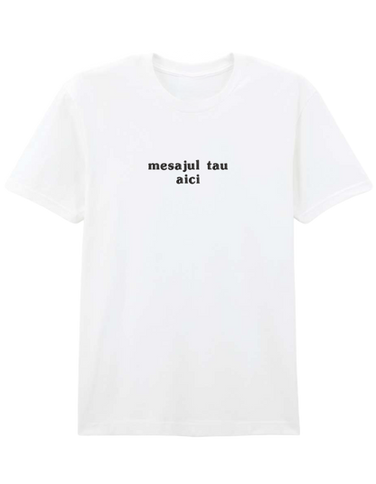 Custom tricou font basic