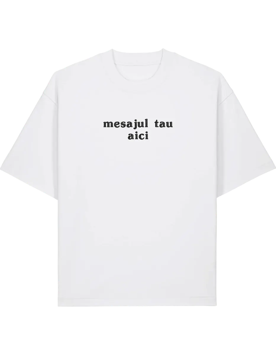 Tricou personalizat font basic - Thread Muse