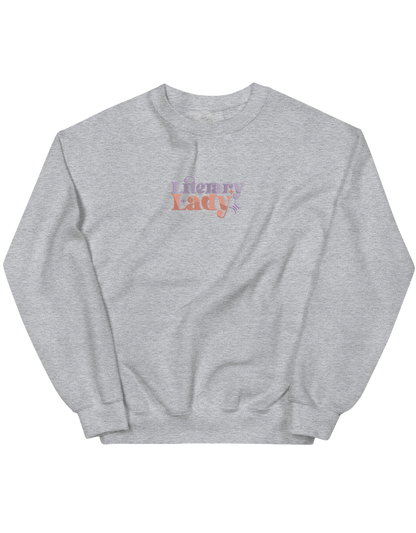 Lady sweatshirt bookish - Thread Muse