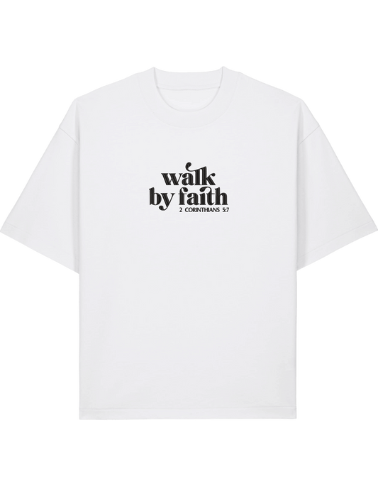 Walk by faith tricou