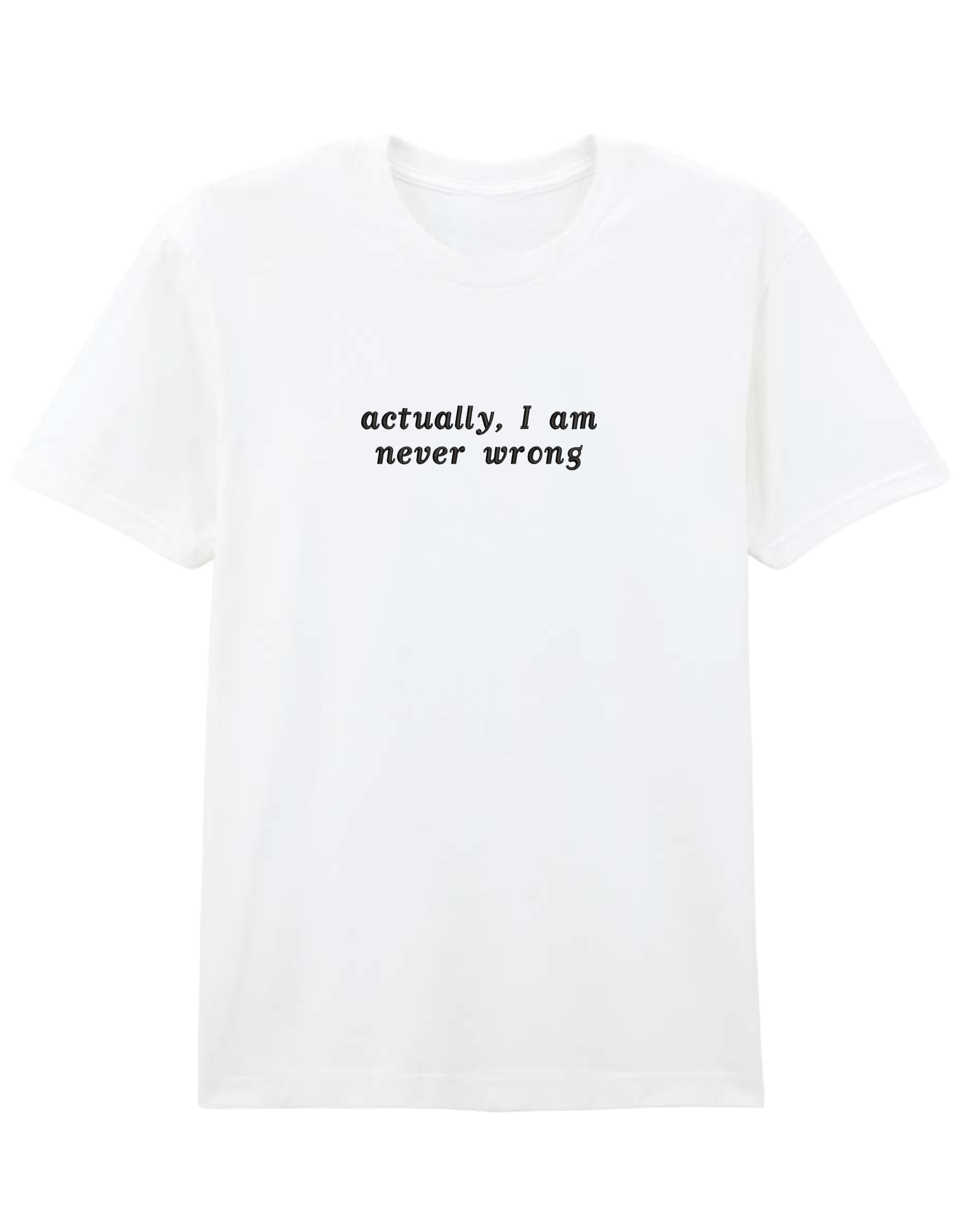 Never wrong tricou mesaje - Thread Muse