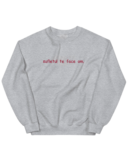 Sufletul sweatshirt Girly - Thread Muse