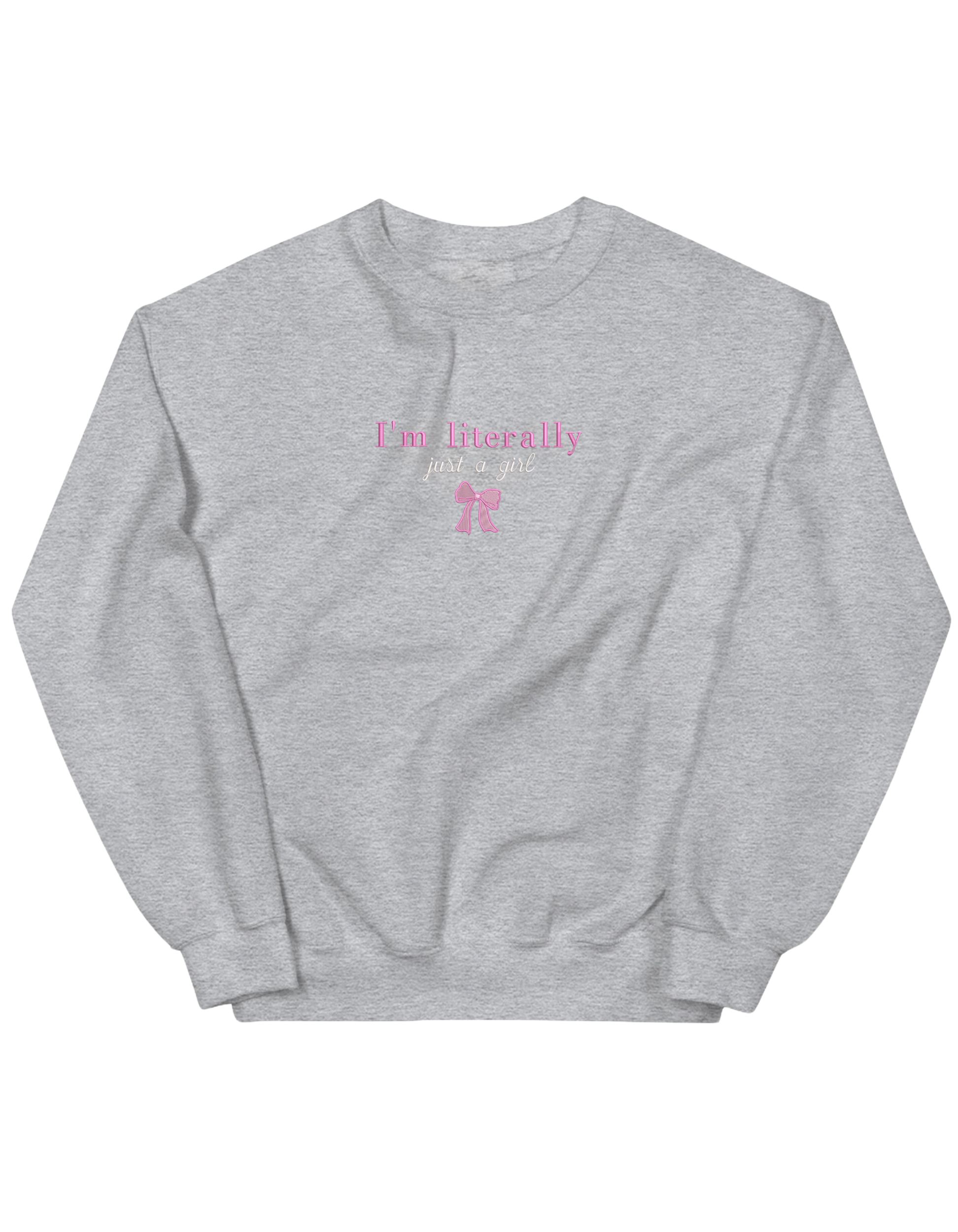 Just a girl sweatshirt Girly - Thread Muse
