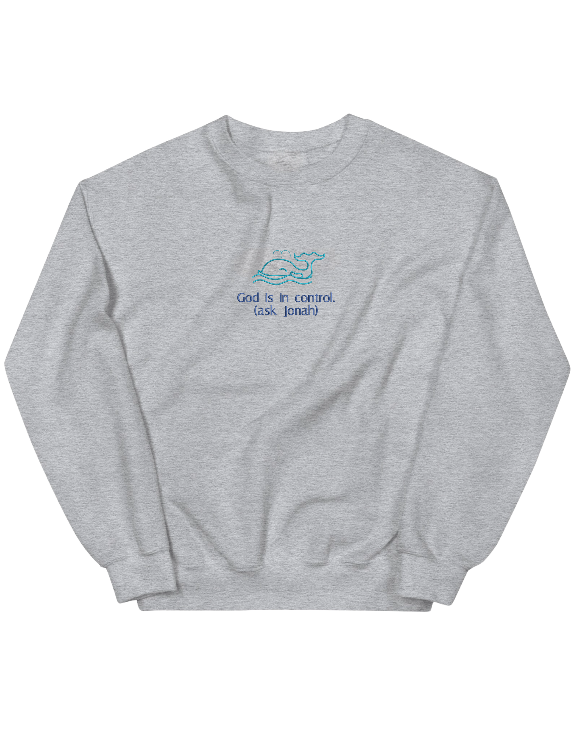 God is in control sweatshirt - Thread Muse