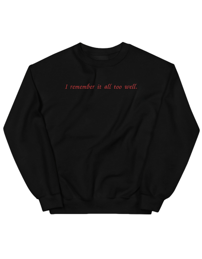 I remember it sweatshirt Taylor Swift - Thread Muse