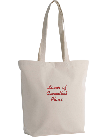 Cancelled plans tote bag