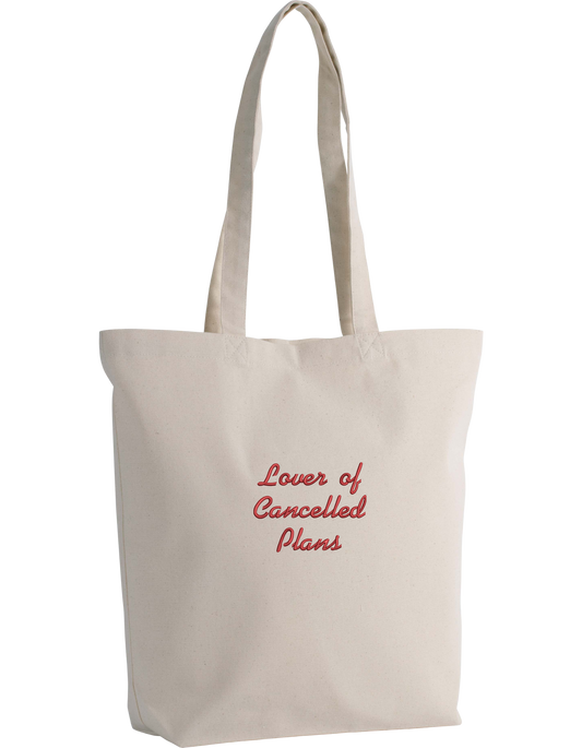 Cancelled plans tote bag