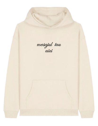 Hanorac personalizat font cursiv - Thread Muse