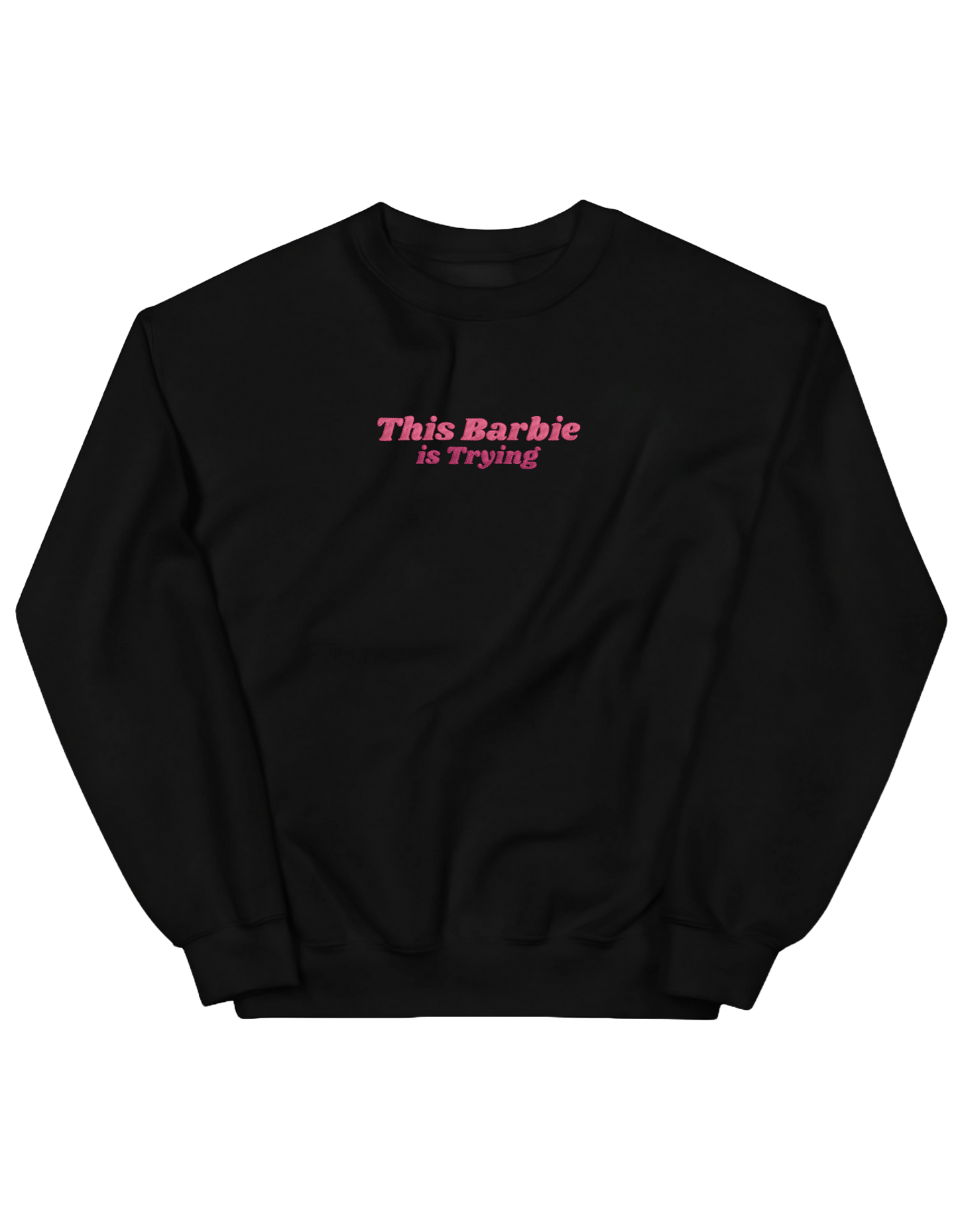 This Barbie sweatshirt Girly