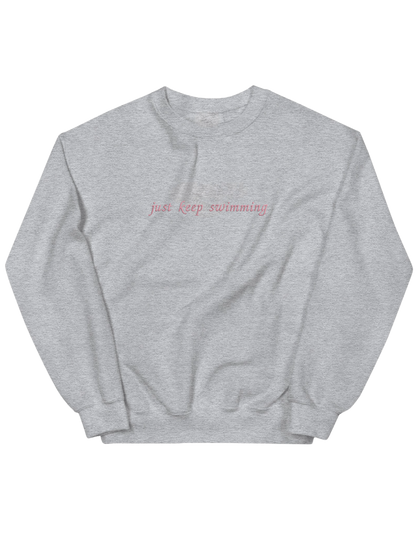 Keep swimming sweatshirt bookish - Thread Muse