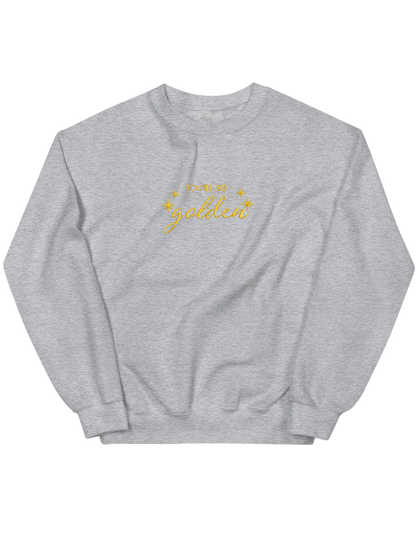 Golden sweatshirt Harry Styles