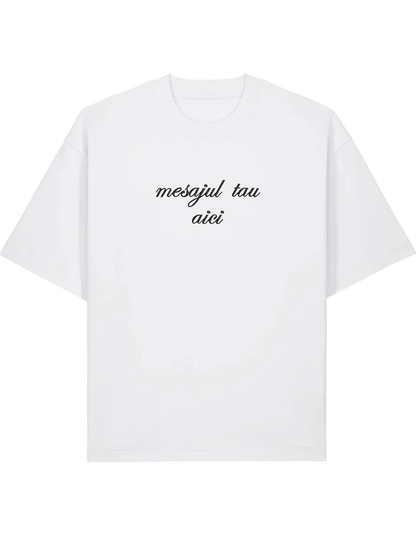 Tricou personalizat font cursiv - Thread Muse