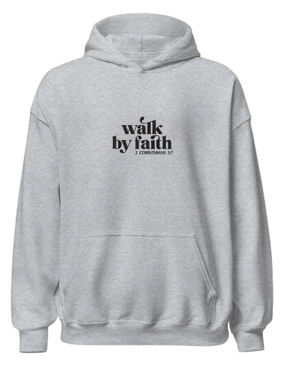 Walk by faith hoodie - Thread Muse