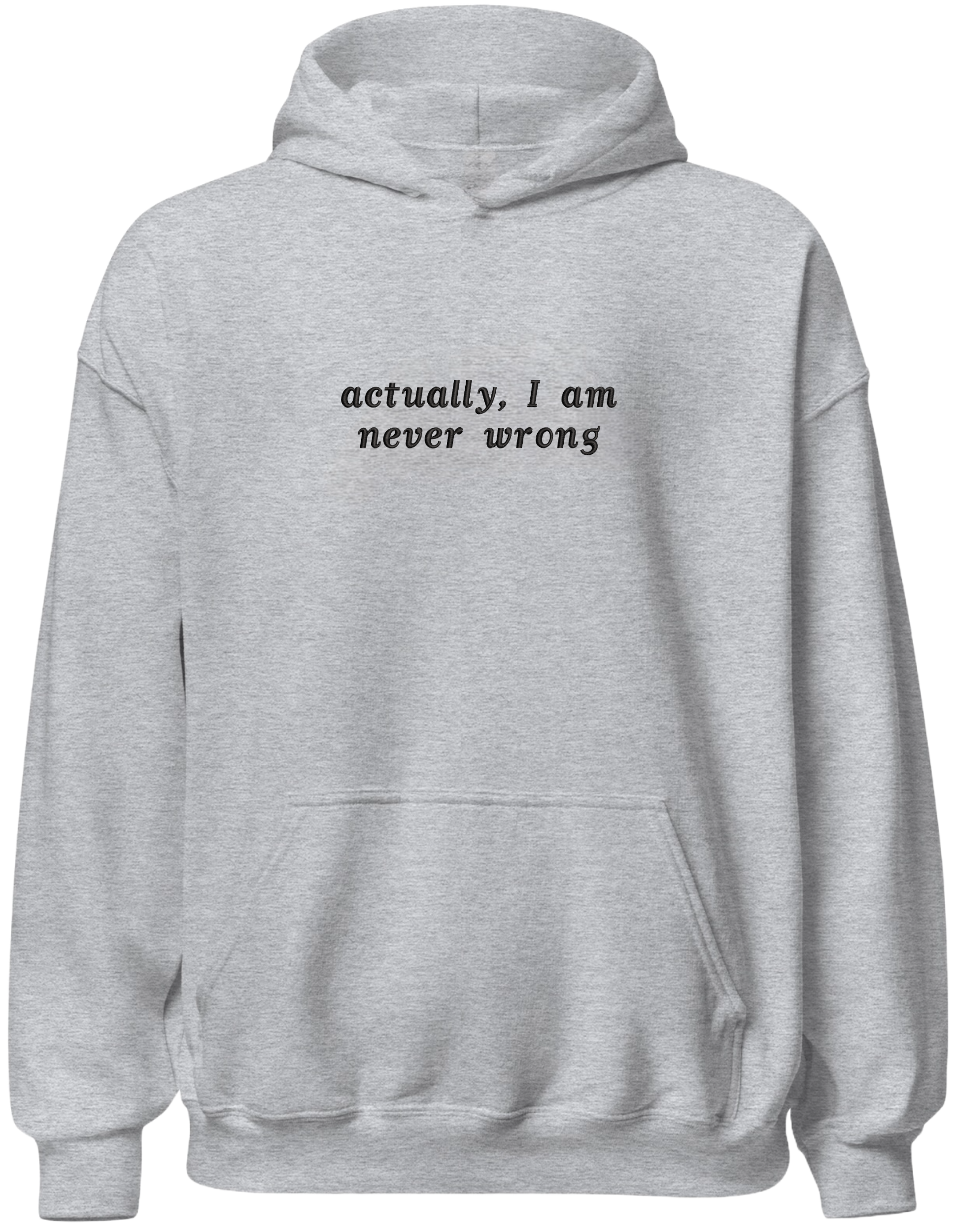 Never wrong hoodie mesaje - Thread Muse