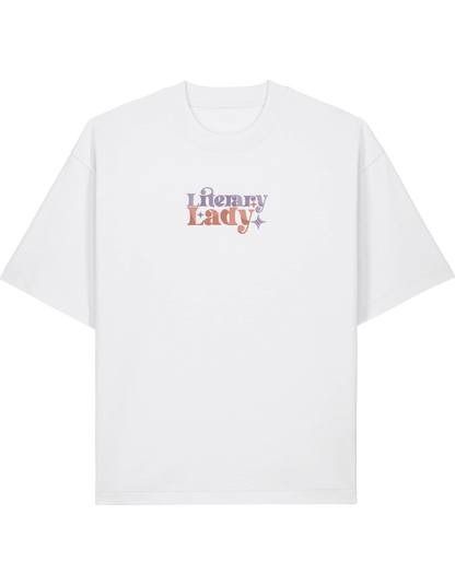 Lady tricou bookish