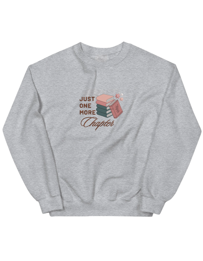 Just one more chapter sweatshirt bookish - Thread Muse