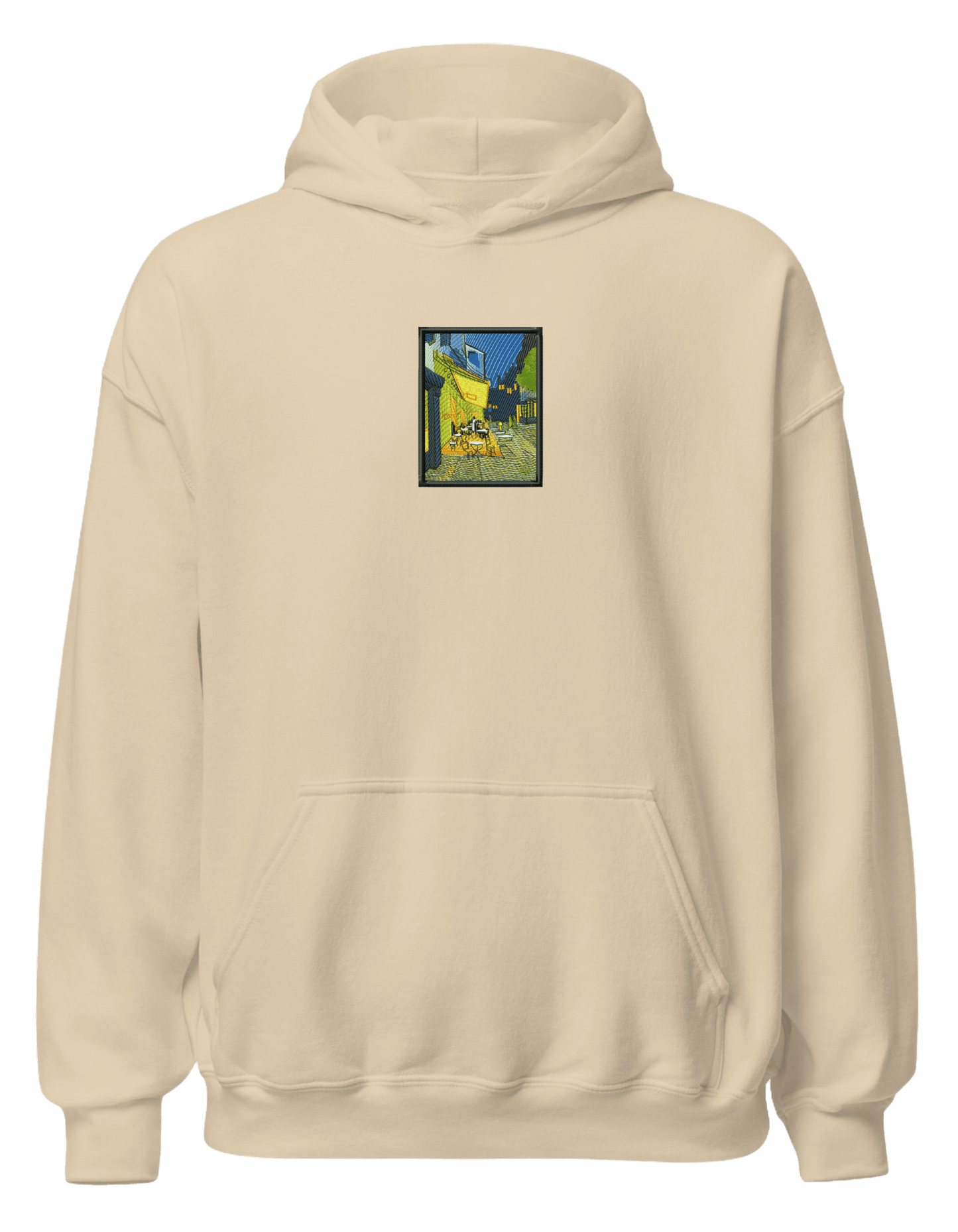 Cafe terrace at night Van Gogh hoodie Picturi - Thread Muse