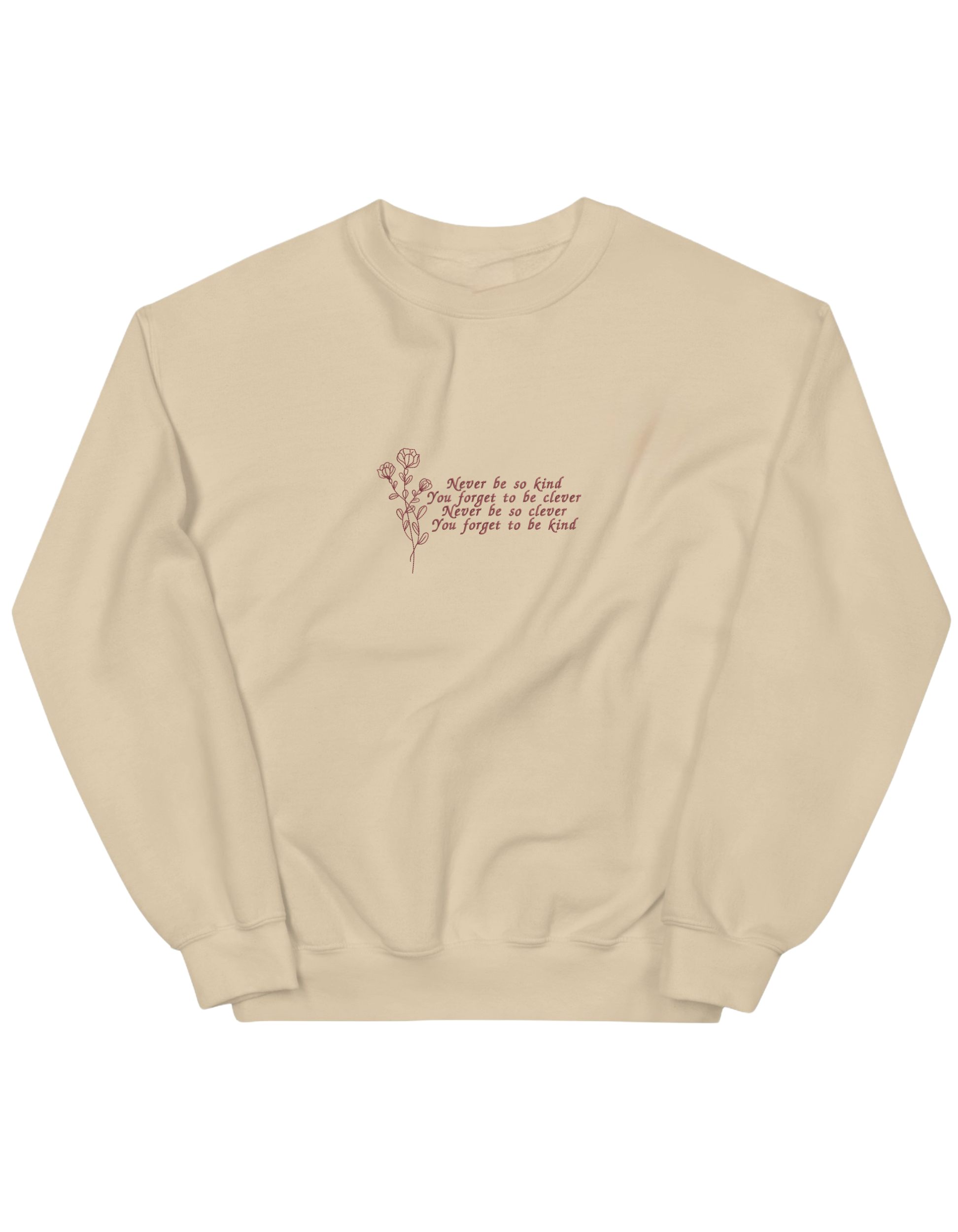 Never be so kind sweatshirt Taylor Swift - Thread Muse