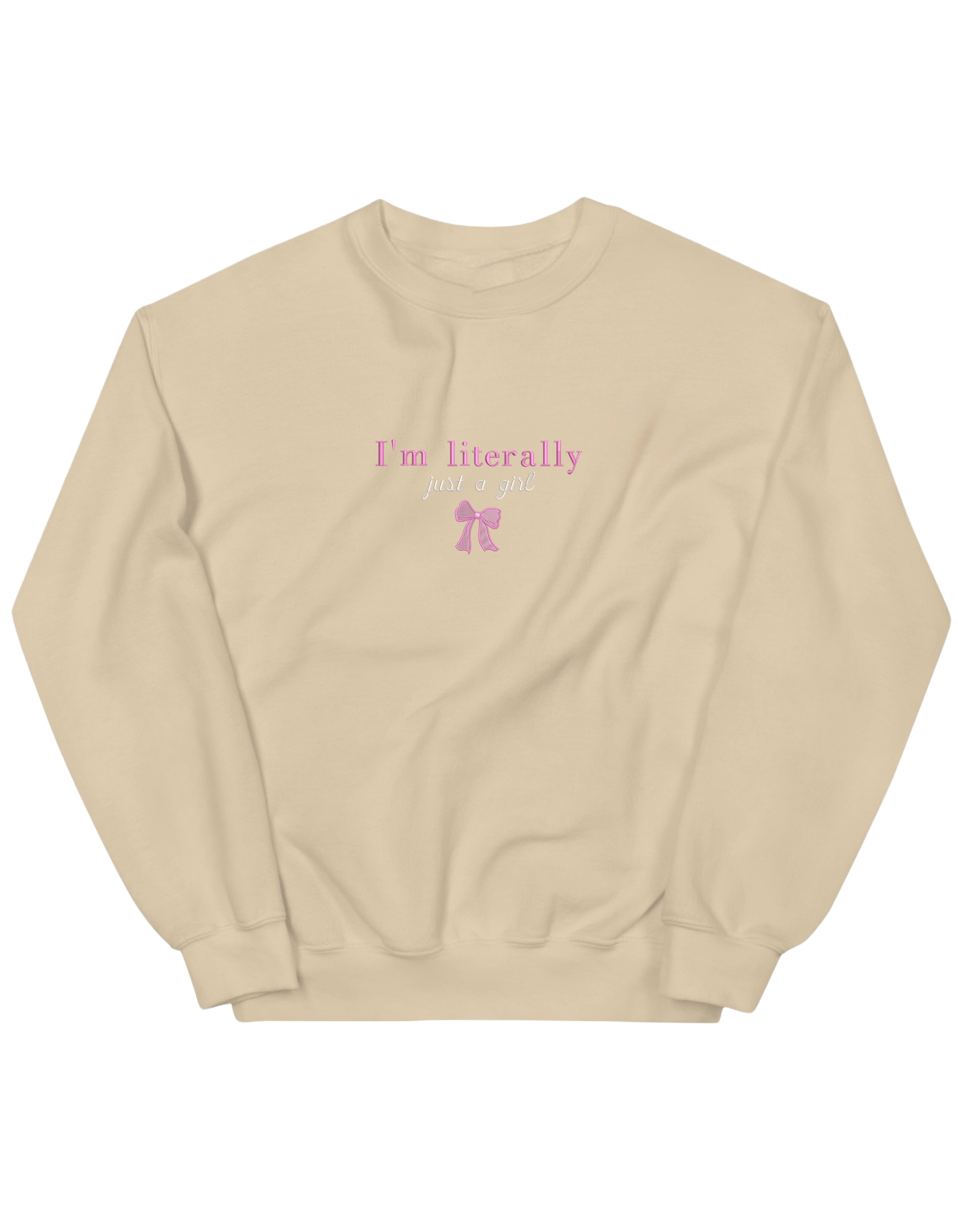 Just a girl sweatshirt Girly - Thread Muse