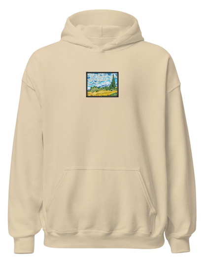 Wheat field with cypresses Van Gogh hoodie Picturi - Thread Muse
