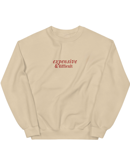 Expensive sweatshirt Girly - Thread Muse