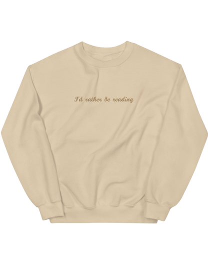 Rather read sweatshirt bookish - Thread Muse