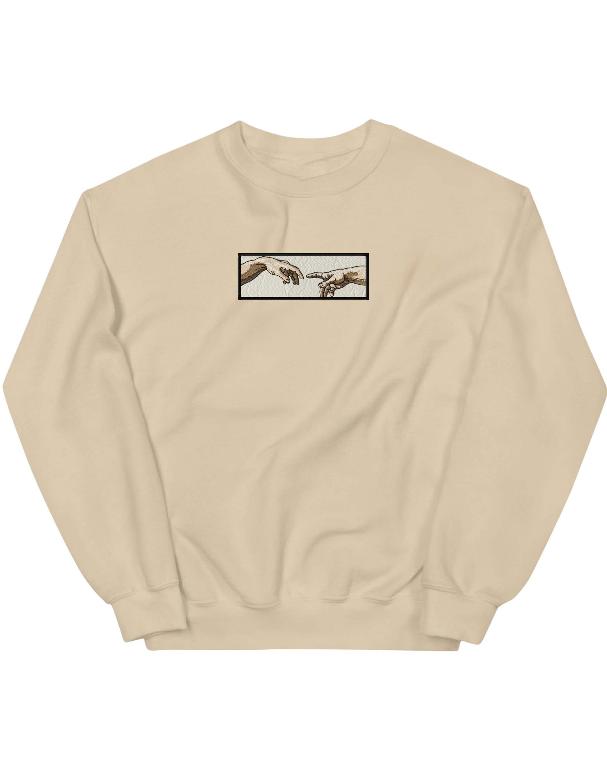Creation of Adam hands sweatshirt Picturi - Thread Muse