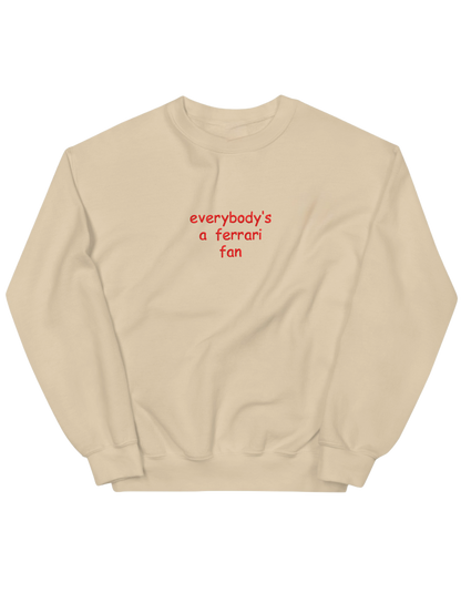 Ferrari fan sweatshirt F1