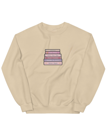 Tropes sweatshirt bookish - Thread Muse