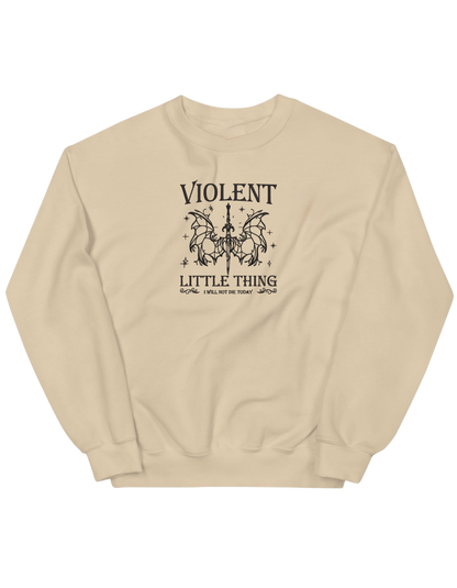 Violent little thing sweatshirt Fourth Wing - Thread Muse