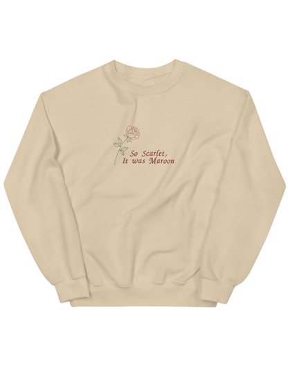 Maroon sweatshirt Taylor Swift - Thread Muse