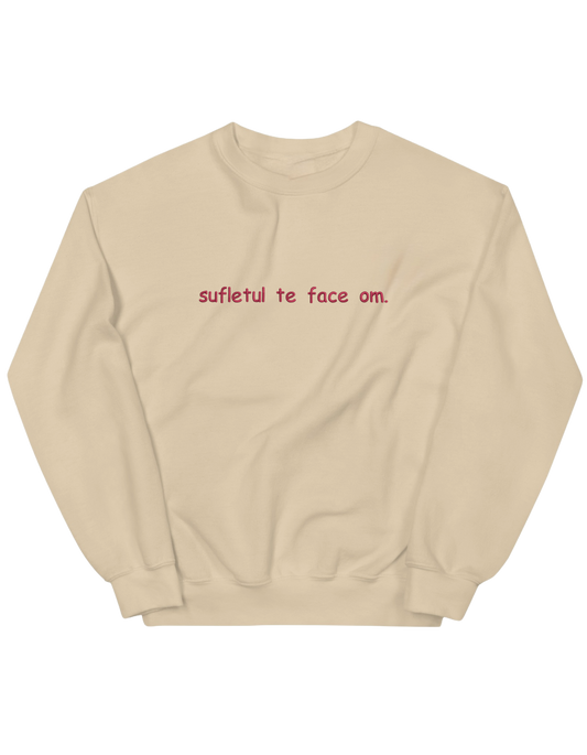 Sufletul sweatshirt Girly - Thread Muse