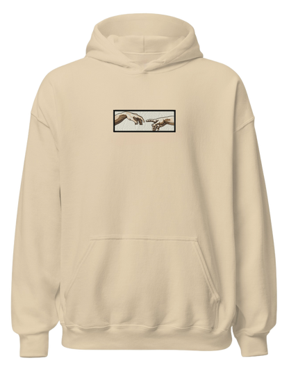 Creation of Adam hands hoodie Picturi - Thread Muse