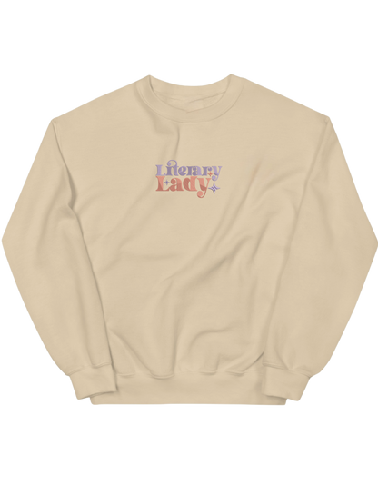 Lady sweatshirt bookish - Thread Muse