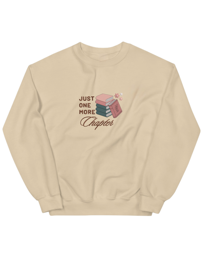 Just one more chapter sweatshirt bookish - Thread Muse