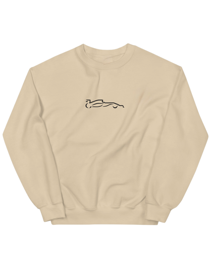 Race car outline sweatshirt F1