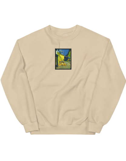 Cafe terrace at night Van Gogh sweatshirt Picturi - Thread Muse
