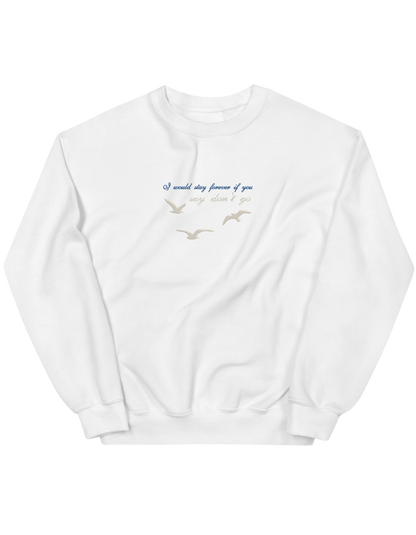 Say don't go sweatshirt Taylor Swift