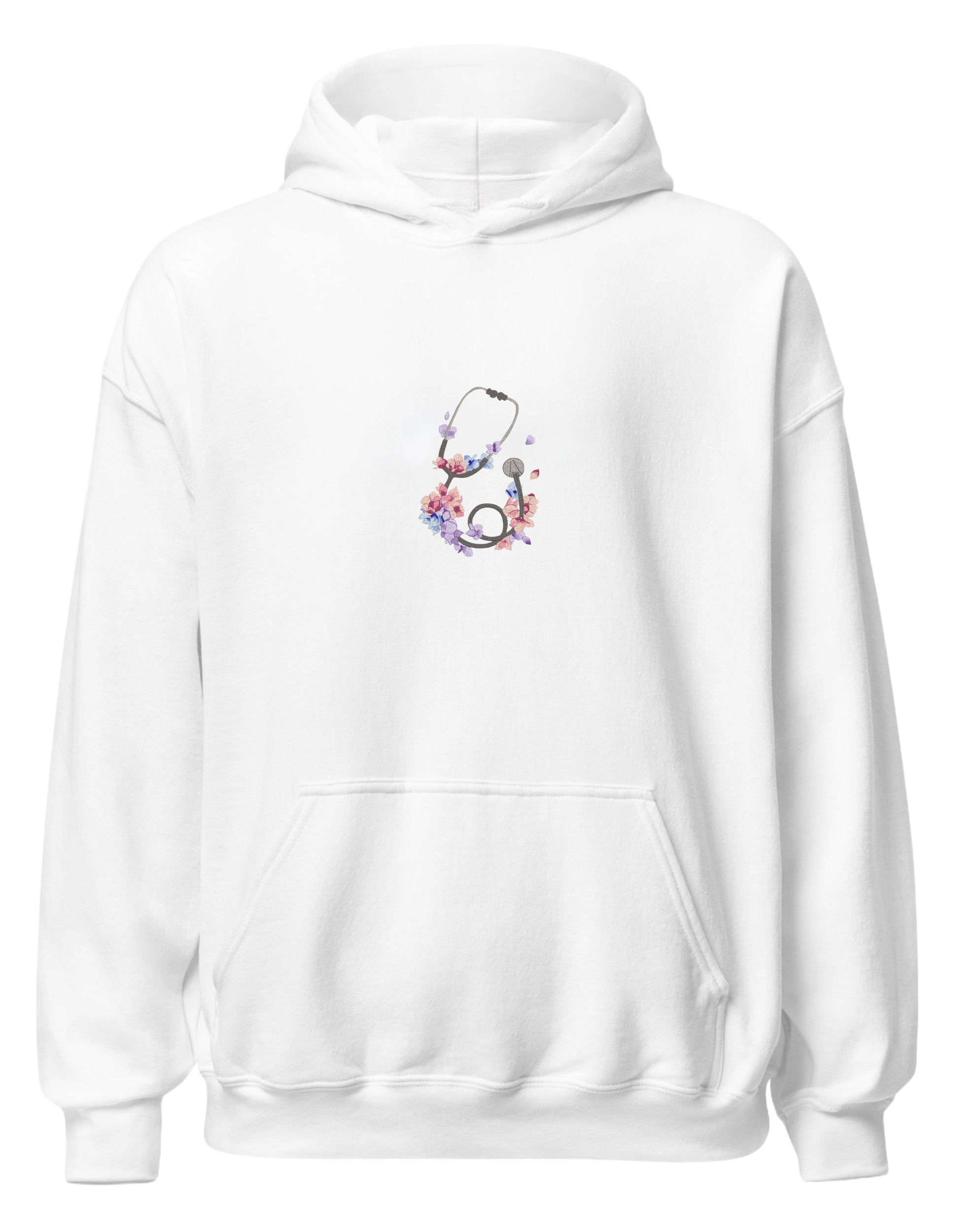 Stetoscop floral hoodie - Thread Muse