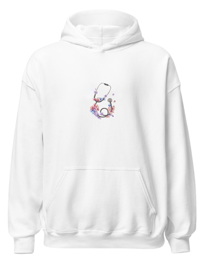 Stetoscop floral hoodie - Thread Muse