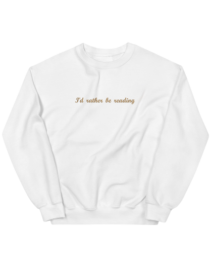 Rather read sweatshirt bookish - Thread Muse