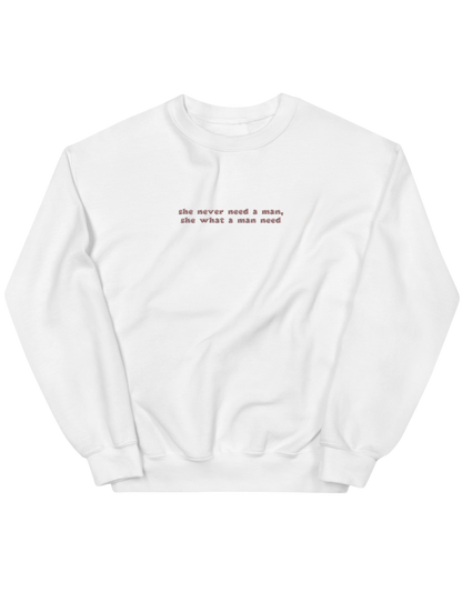 A man need sweatshirt The Weeknd - Thread Muse - Brodat - Bucuresti