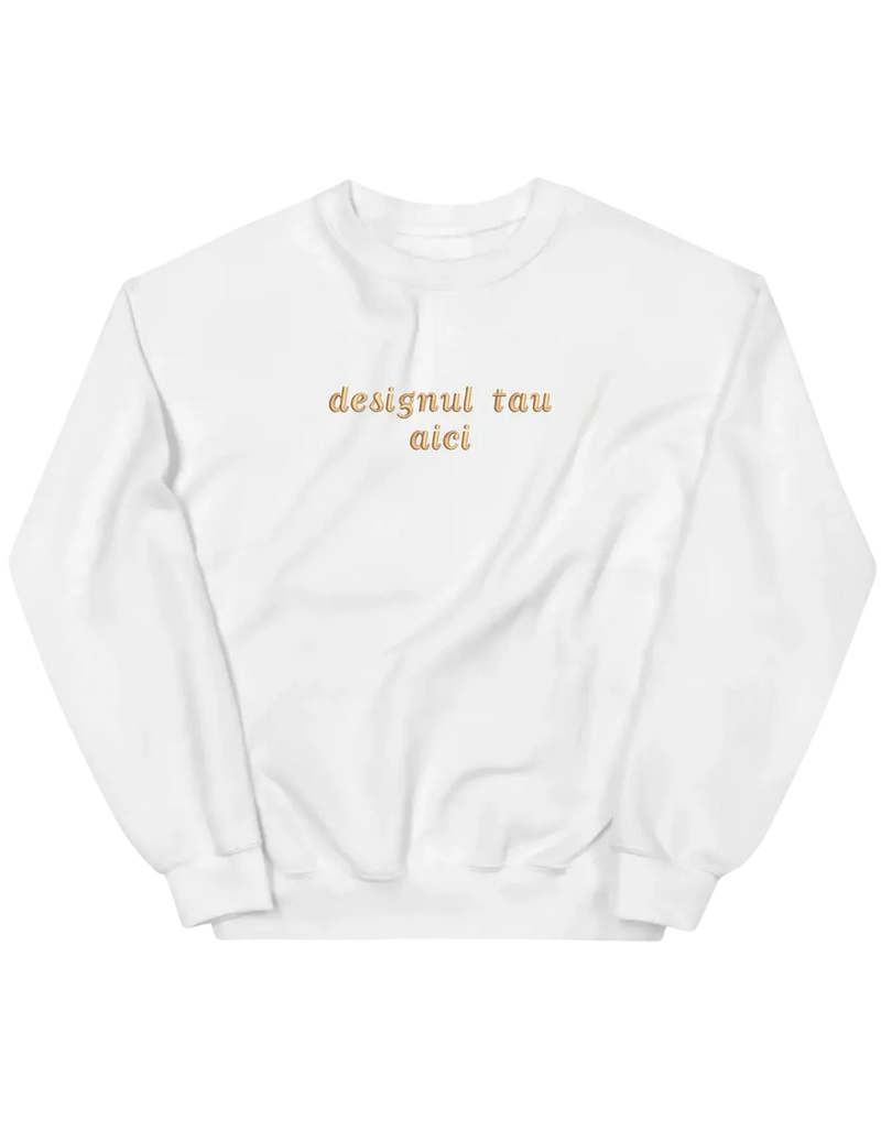 Sweatshirt personalizat - design custom - Thread Muse