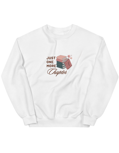 Just one more chapter sweatshirt bookish - Thread Muse